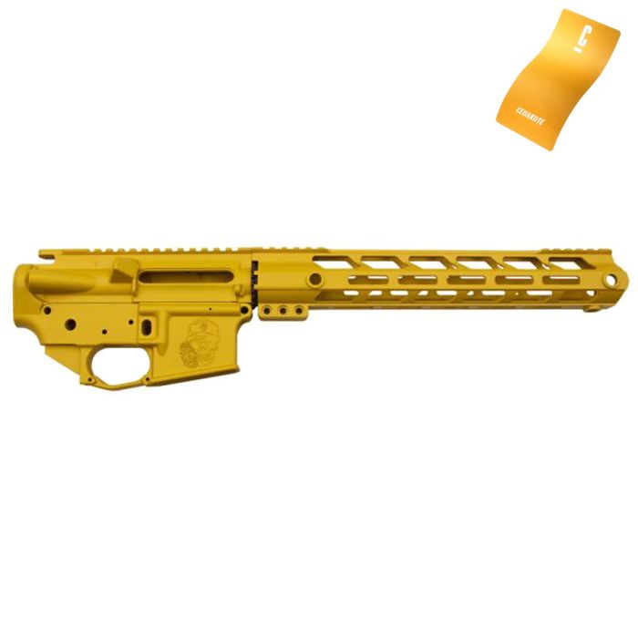 sparrow　AR×yellow moon AR-15 Builder Set - Lady Mechanic - Deep Laser Engraved - Cerakote