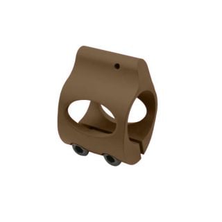 AR-15 Low Profile Clamp-On Gas Block (.750) – Cerakote Burnt Bronze