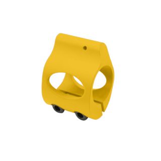 AR-15 Low Profile Clamp-On Gas Block (.750) – Cerakote Sunflower Yellow