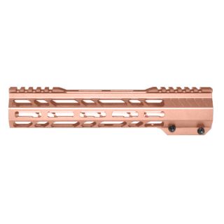 10" Clamp-Style Lightweight Skeletonized M-LOK Free Float AR-15 Handguard – Cerakote Rose Gold