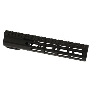AR-15 10 Mod Lite Skeletonized M-LOK Free Float Handguard - Anodized Black