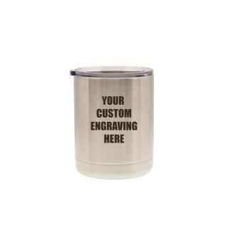 12 oz. Vacuum Insulated Tumbler - Stainless Steel - Custom Engraved