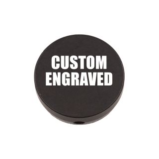 Forward Assist Cap - Custom Laser Engraved - Anodized Black