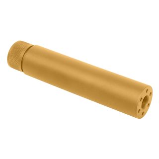 AR-15 5.5" Fake Suppressor Barrel Extension | 1/2x28 | Gold