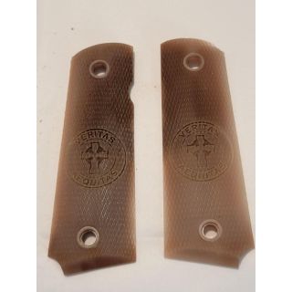 1911 Grip Panels *ORPH*  -  LT Blown Veritas Aequitas