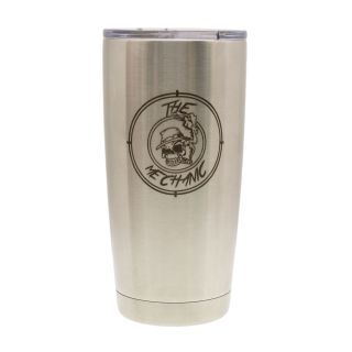 20 oz. Vacuum Insulated Tumbler - Stainless Steel - The Mechanic