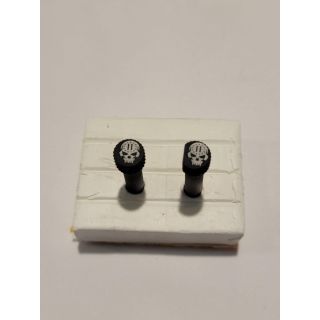 AR-15 Extended Takedown Pins -ORPH-Cerakote Sniper Gray - 2nd Amendment Skull