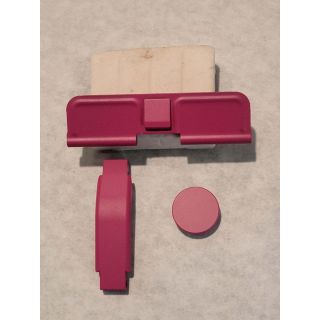 AR-15 Dust Cover - *ORPH*   - Cerakote Sig Pink 3PC Combo - non stocking color -  T. Guard & Forward A. Cap