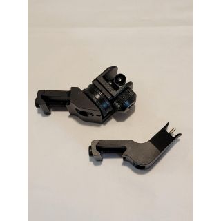 Metal 45 Degree Sights - *ORPH* Metal Black Anodize, Front and Rear