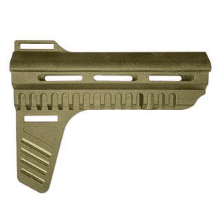 AR-15 Skeletonized Pistol Arm Brace - Cerakote Noveske Bazooka Green