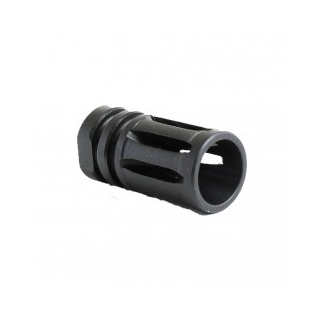 .30 Cal Bird Cage Style Muzzle Brake Black Steel - AR10/15 -   5/8x24 thread pattern