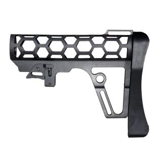 Skeletonized AR-15 / AR-10 Stock for Mil-Spec Buffer Tubes | Cerakote