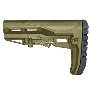 Enhanced AR-15 / AR-10 Stock for Mil-Spec Buffer Tubes | Noveske Bazooka Green