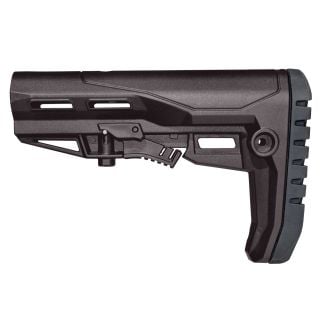 Enhanced AR-15 / AR-10 Stock for Mil-Spec Buffer Tubes | Sniper Grey