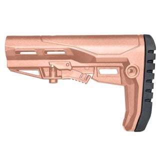 Enhanced AR-15 / AR-10 Stock for Mil-Spec Buffer Tubes | Rose Gold