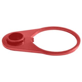 AR Receiver End Plate with QD Sling Swivel Attachment Hole - Cerakote Firehouse Red
