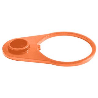 AR Receiver End Plate with QD Sling Swivel Attachment Hole - Cerakote Hunter Orange