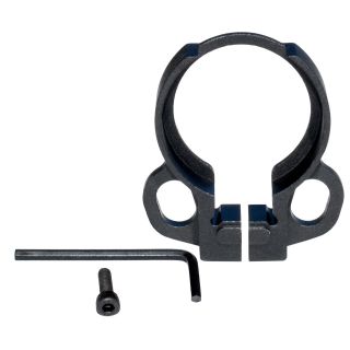 Aluminum Receiver End Plate with Dual Sling Clip Type Adapters — .223 / 5.56 / .308