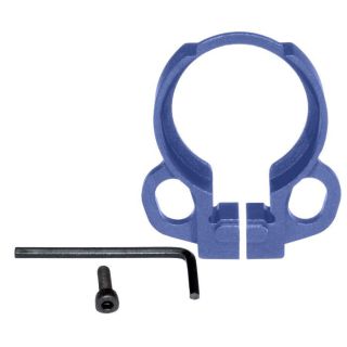 Aluminum Receiver End Plate with Dual Sling Clip Type Adapters — .223 / 5.56 / .308 | NRA Blue