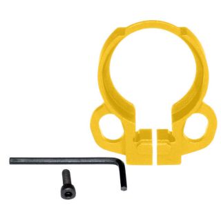 Aluminum Receiver End Plate with Dual Sling Clip Type Adapters — .223 / 5.56 / .308 | Sunflower Yellow