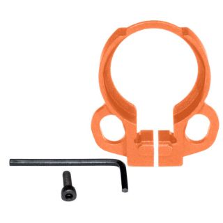 Aluminum Receiver End Plate with Dual Sling Clip Type Adapters — .223 / 5.56 / .308 | Hunter Orange