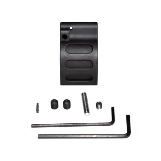 Presma Adjustable Low Profile Gas Block, 0.875” Black Steel