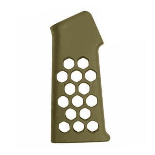 Guntec Airlite Skeletonized Aluminum Pistol Grip | Noveske Bazooka Green