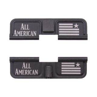 AR-15 Dust Cover - All American - Double Image -  Phosphate Black