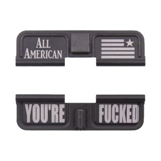 AR-15 Dust Cover - All American - You're Fucked -  Phosphate Black