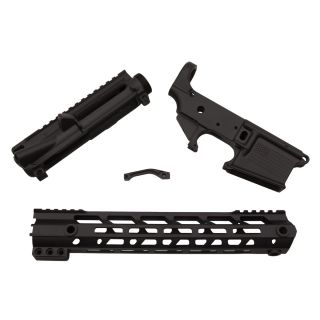 AR-15 Builder Set - All American - Deep laser Engraved - Cerakote Black (FFL Required)