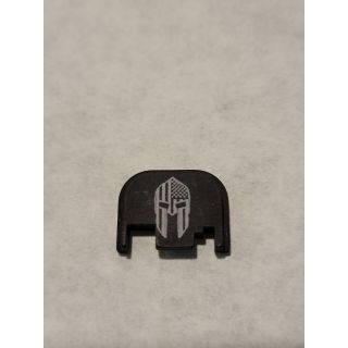 Glock Rear Slide Plate- *ORPH*  - American Spartan - Anodized blk, Gen 1-4