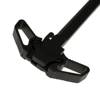 AR-10 Ambidextrous Charging Handle - Blank - Anodized Black