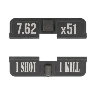 AR-10 Dust Cover - 7.62x51 - 1 Shot 1 Kill - Phosphate Black