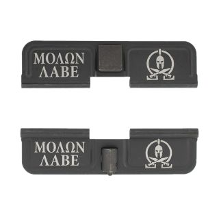 AR-10 Dust Cover - Molon Labe - Double Image - Phosphate Black