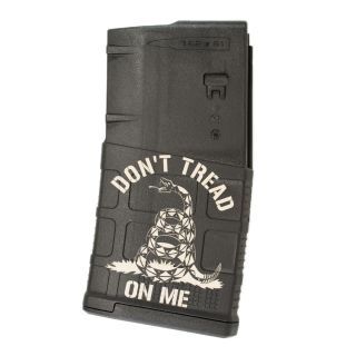 AR-10 PMAG GEN3 LRSR - Don't Tread on Me - Black (20 Round)