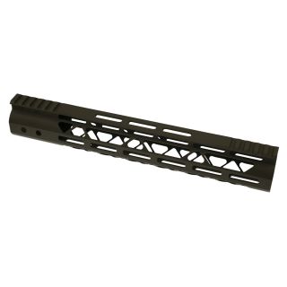 AR-15 Mod Lite Skeletonized M-LOK Free Float Handguard - Cerakote Olive Drab Green