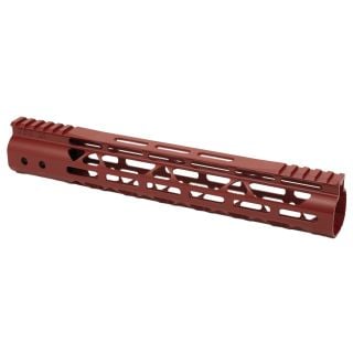 AR-15 15" Mod Lite Skeletonized M-LOK Free Float Handguard - Cerakote Red