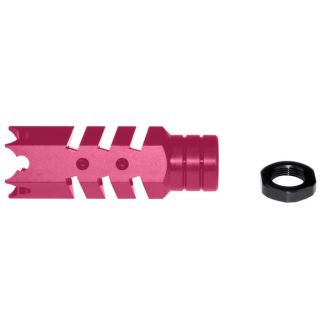 Cerakote AR-15 Competition Muzzle Brake – .223/5.56 | 1/2x28 Thread, Prison Pink