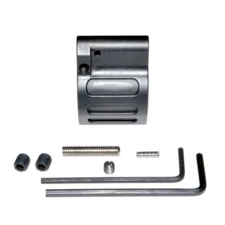 AR-15 Adjustable Low Profile Gas Block, 0.750” Black Steel