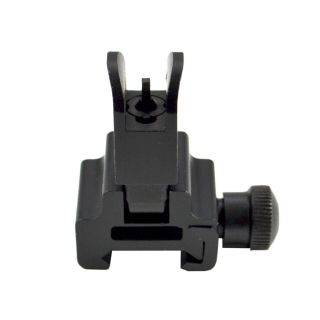AR-15 Aluminum Low Profile Front Flip-Up Sight - Anodized Black