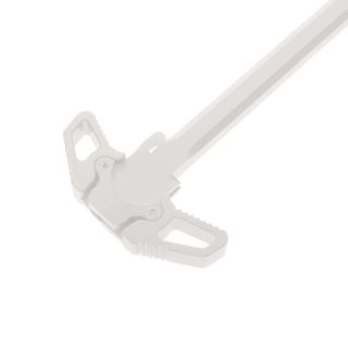White AR-15 Ambidextrous Charging Handle | Cerakote Bright White