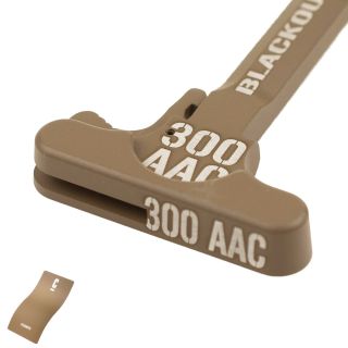 AR-15 Charging Handle - Don't Tread on Me - Cerakote Flat Dark Earth