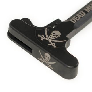 AR-15 Charging Handle - Jolly Roger - Anodized Black