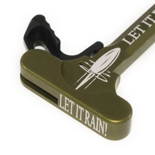 AR-15 Charging Handle - Let it Rain! - Olive Drab Green