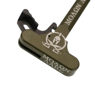 AR-15 Charging Handle - Molon Labe - Anodized Olive Drab Green