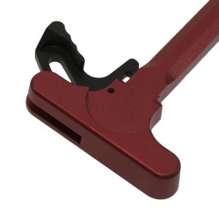 AR-15 Charging Handle - Blank - Anodized Red BLEMISHED