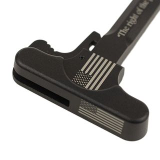 AR-15 Charging Handle - Freedom Isn't Free - Anodized Black
