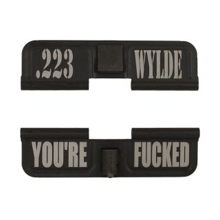 AR-15 Dust Cover - Don't Mess With Texas! - 1 Shot 1 Kill - Phosphate Black