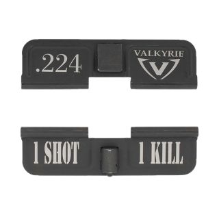 AR-15 Dust Cover - 224 Valkyrie - 1 Shot 1 Kill - Phosphate Black