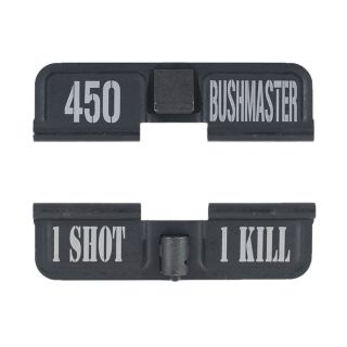 AR-15 Dust Cover - 450 BUSHMASTER - 1 Shot 1 Kill - Phosphate Black